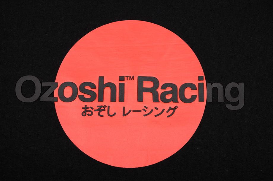 Ozoshi Herren T-Shirt Yoshito schwarz O20TSRACE005
