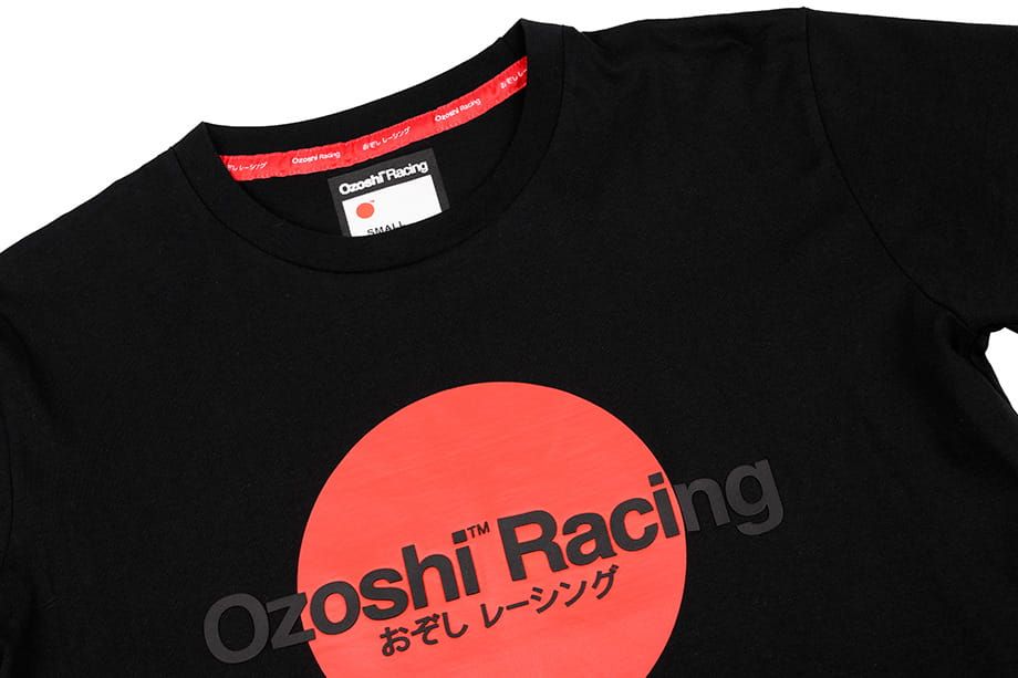 Ozoshi Herren T-Shirt Yoshito schwarz O20TSRACE005