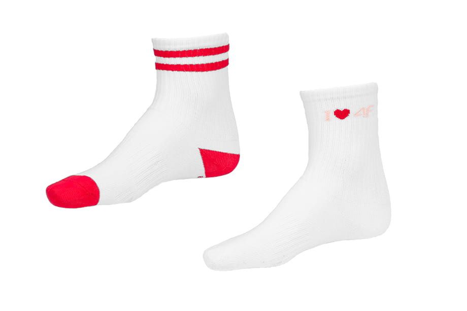 4F Socken für ein Mädchen 2 Paar JAW22USOCF061 90S
