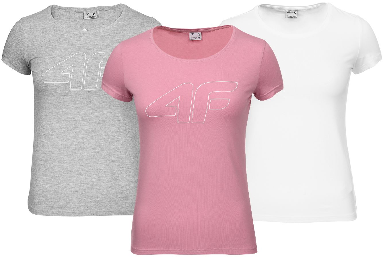 4F Damen T-Shirts Set H4L22 TSD353 10S/56S/27M