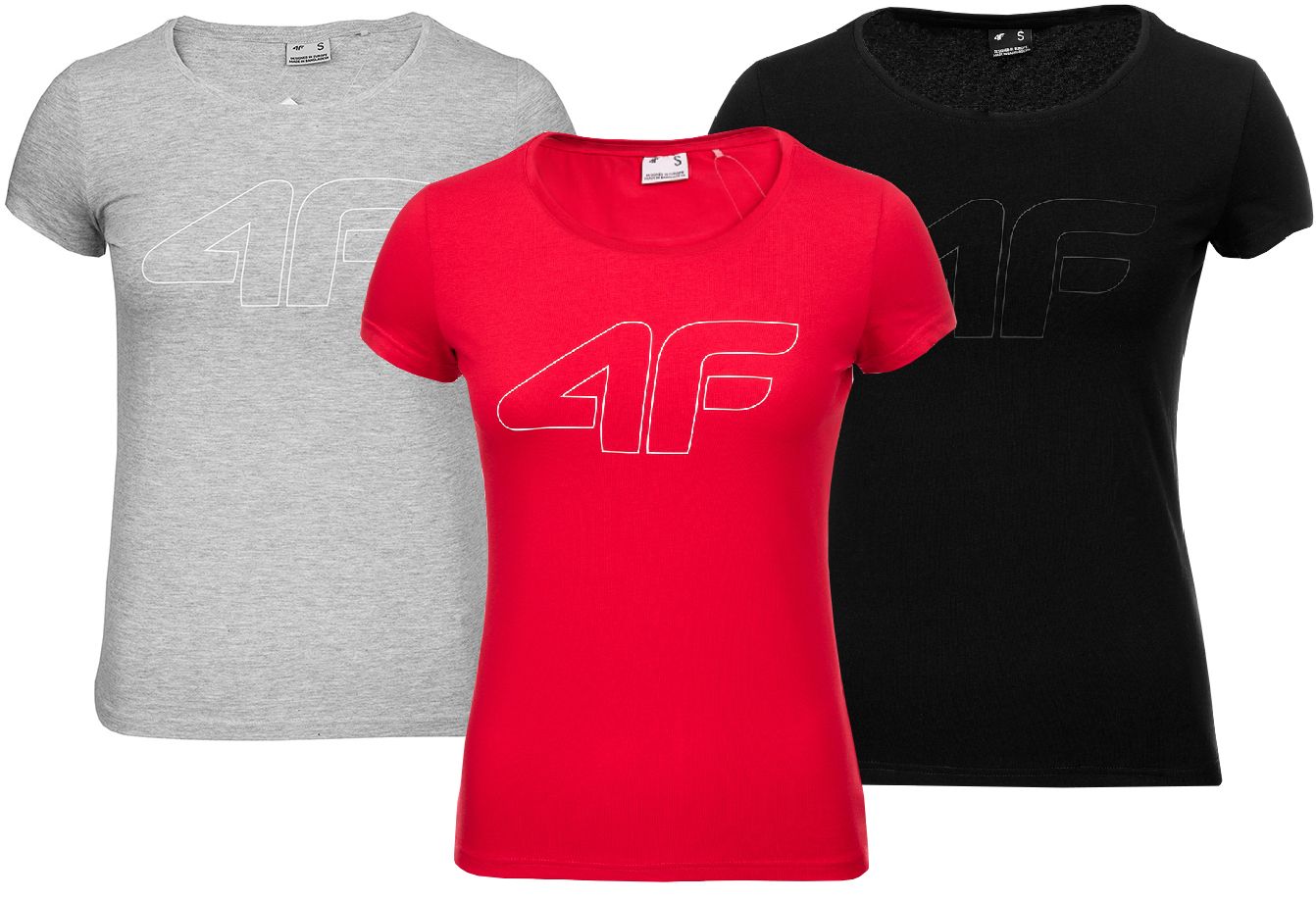 4F Damen T-Shirts Set H4L22 TSD353 62S/27M/20S
