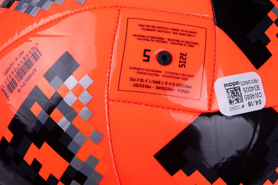 adidas Ball Telstar WM Russland 2018 Glider r.5 CW4685