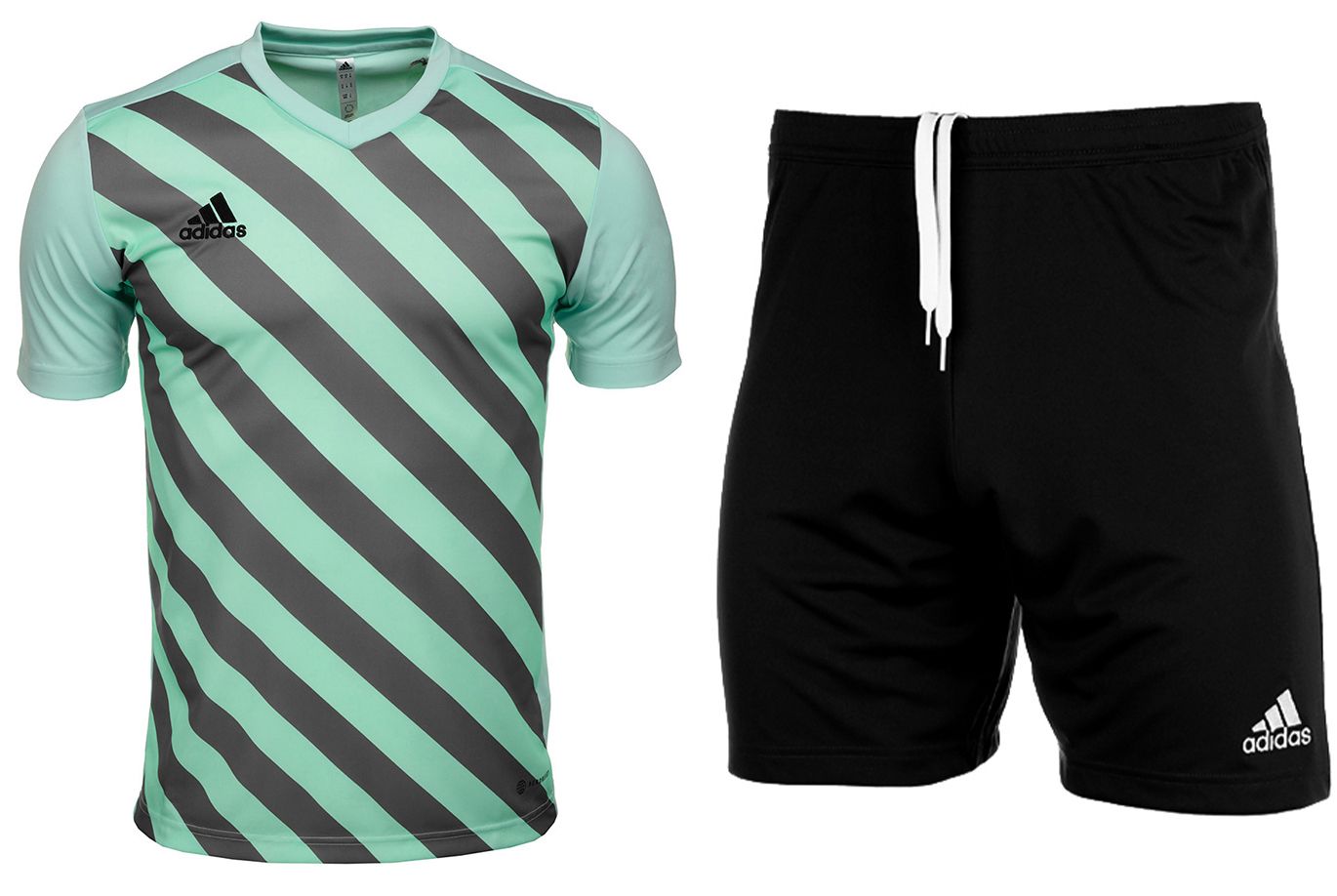 adidas Kinder Sport-Set T-shirt Kurze Hose Entrada 22 Graphic Jersey HF0127/H57502