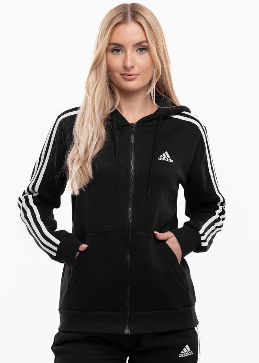 adidas Damen Trainingsanzug Essentials 3-Stripes Full-Zip Fleece HZ5743/HZ5753