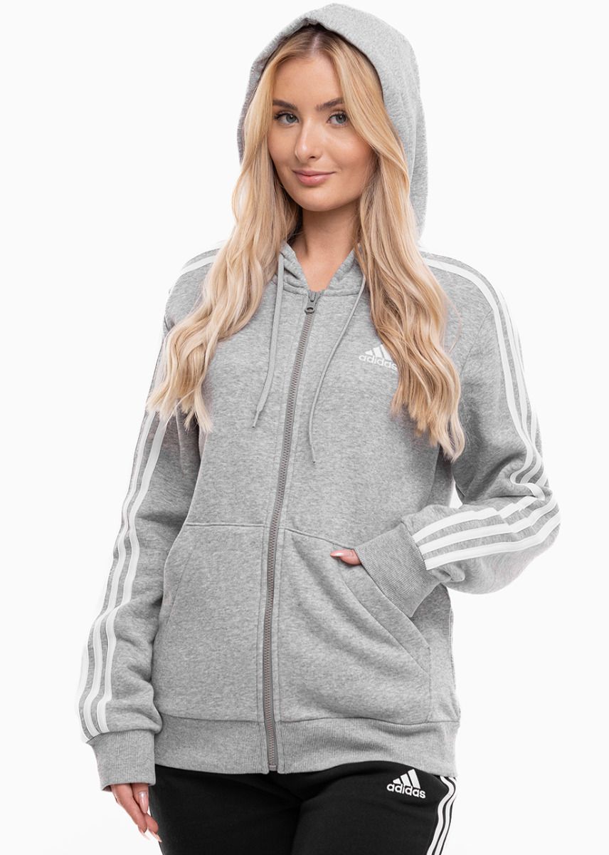 adidas Damen Trainingsanzug Essentials 3-Stripes Full-Zip Fleece IM0236/HZ5753