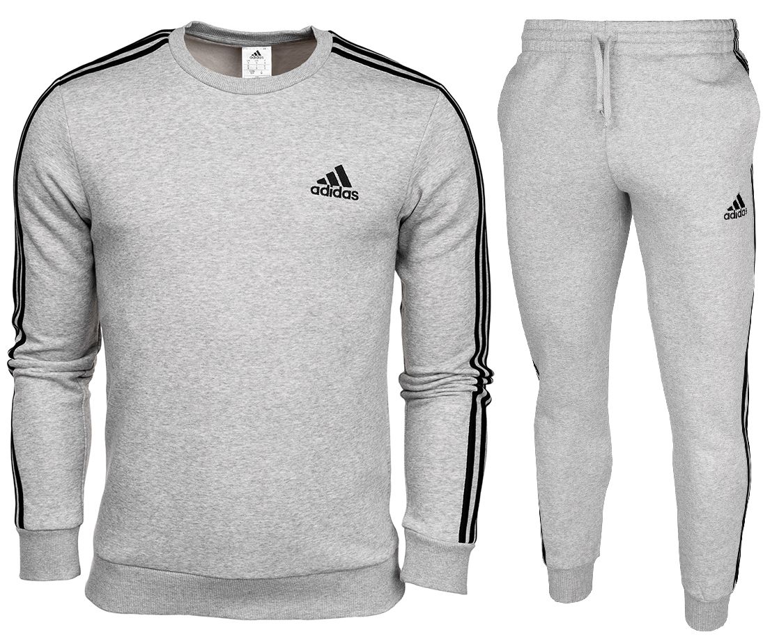 adidas Herren Trainingsanzug Essentials Sweatshirt GK9110/GK8824