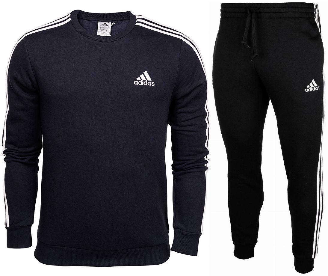 adidas Herren Trainingsanzug Essentials Sweatshirt GK9111/GK8821