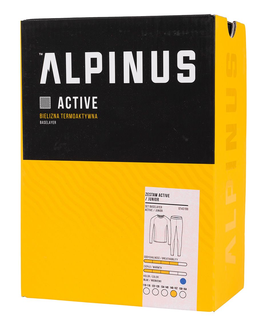 Alpinus Kinder Thermoaktive Unterwäsche Active Set GT43199