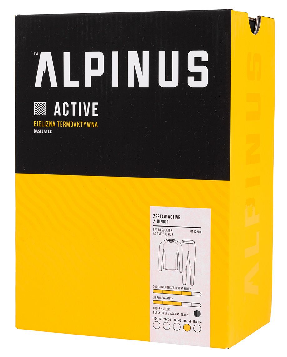 Alpinus Kinder Thermoaktive Unterwäsche Active Set GT43204