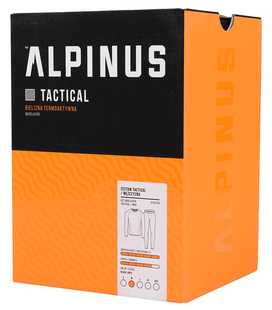 Alpinus Thermoaktive Unterwäsche für Herren Tactical Base Layer Set GT43276