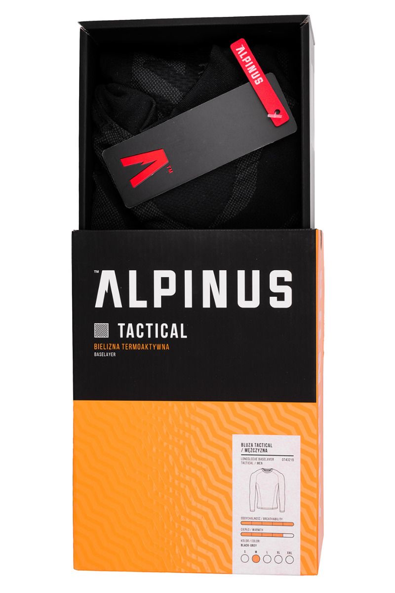 Alpinus Herren Thermoaktive Sweatshirt Tactical Base Layer GT43219