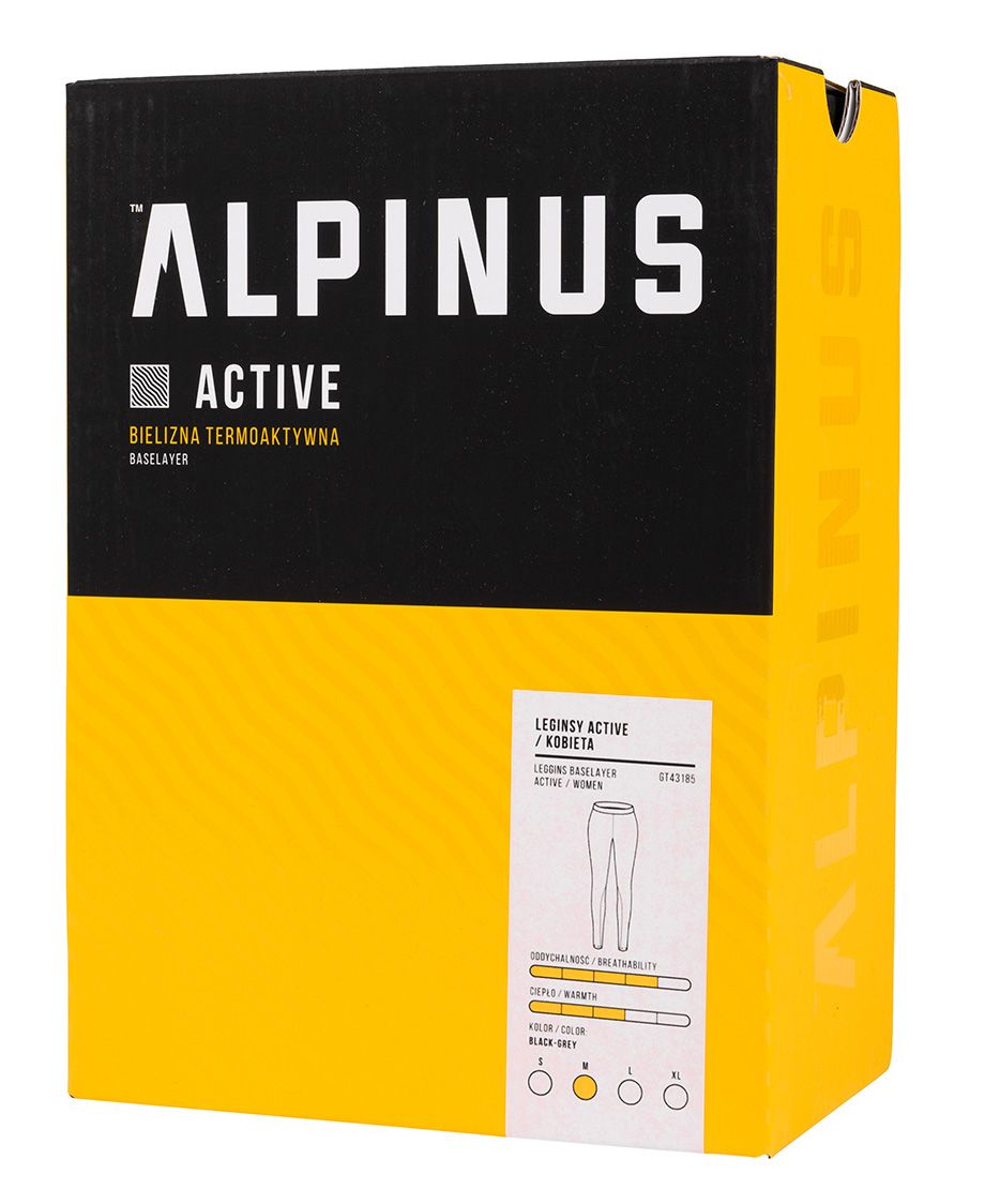 Alpinus Damen Thermoaktive Hose Active Base Layer GT43185