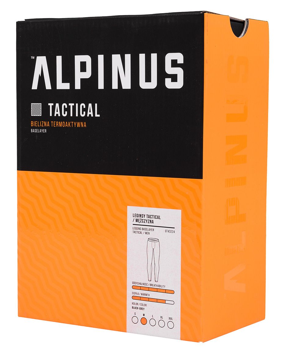 Alpinus Herren Thermoaktive Hose Tactical Base Layer GT43224