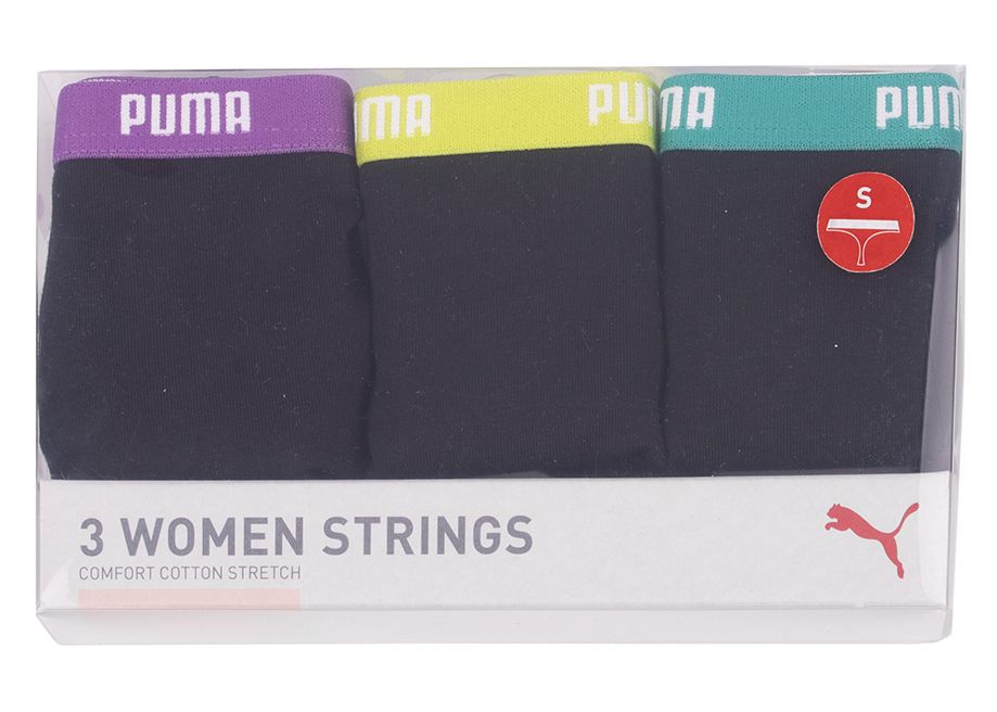 PUMA Damen Unterwäsche String 3P Pack 907590 05