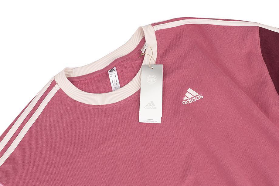 adidas Damen Sweatshirt Essentials 3-Stripes Crop IC9875