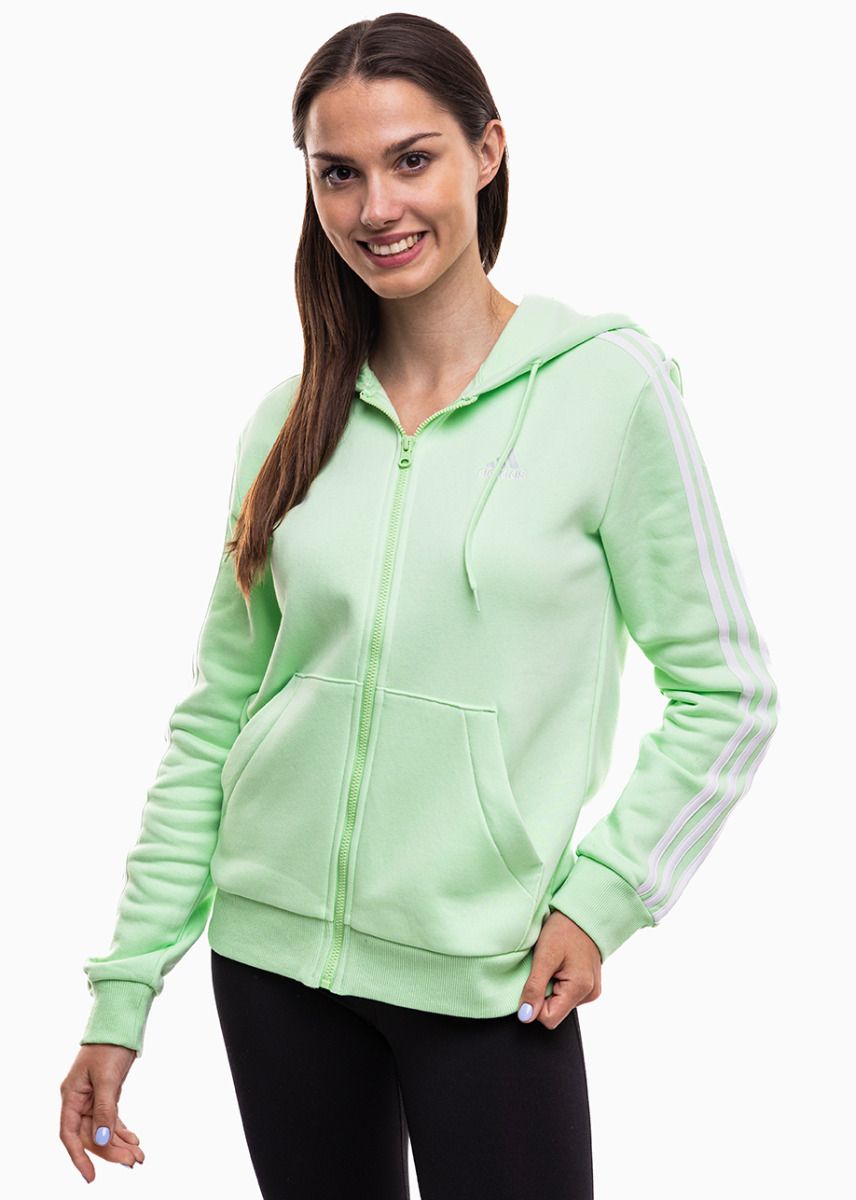 adidas Damen Kapuzenpullover Essentials FL 3S Full-Zip Hoodie IR6077