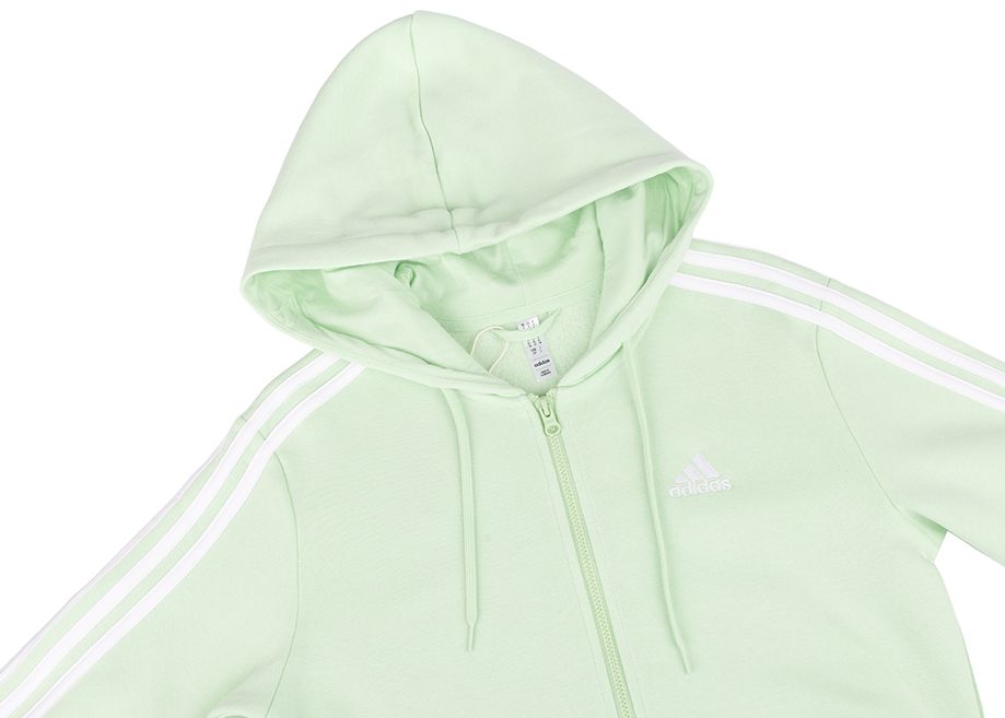 adidas Damen Kapuzenpullover Essentials FL 3S Full-Zip Hoodie IR6077