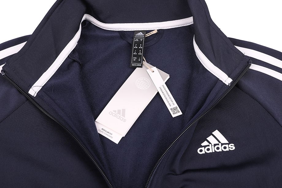 adidas Damen-Sweatshirt Primegreen Essentials Warm-Up 3-Stripes H48444