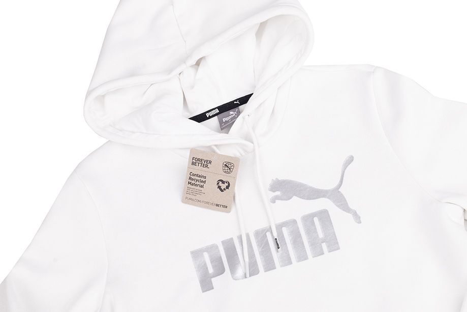 PUMA Damen Kapuzenpullover ESS+ Metallic Logo Hoodie FL 849958 02 PUMA Damen Kapuzenpullover ESS+ Metallic Logo Hoodie FL 849958 02
