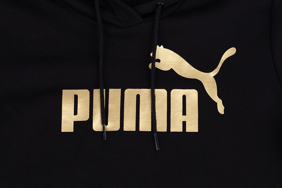 PUMA Damen Kapuzenpullover ESS+ Metallic Logo Hoodie FL 849958 01 PUMA Damen Kapuzenpullover ESS+ Metallic Logo Hoodie FL 849958 01