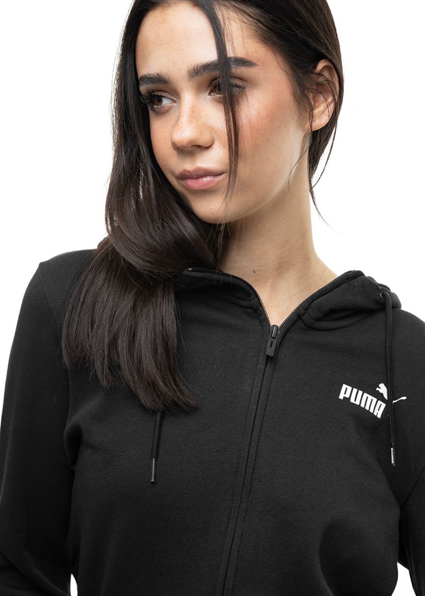 PUMA Damen Kapuzenpullover ESS Small Logo Full-Zip Hoodie TR 586813 01