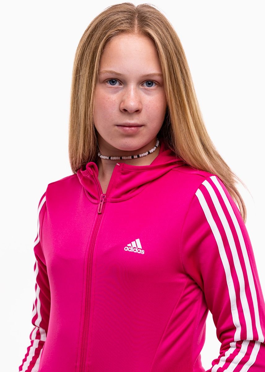 adidas Kinder Kapuzenpullover Designed 2 Move 3-Stripes Hoodie HM4485