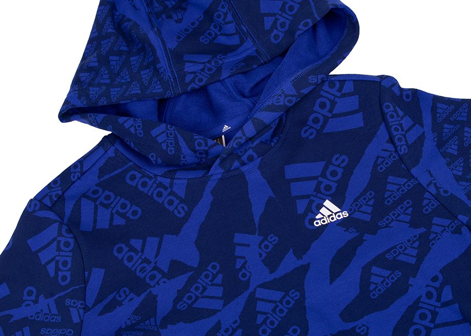 adidas Kinder Kapuzenpullover Essentials Allover Print HD IS2555