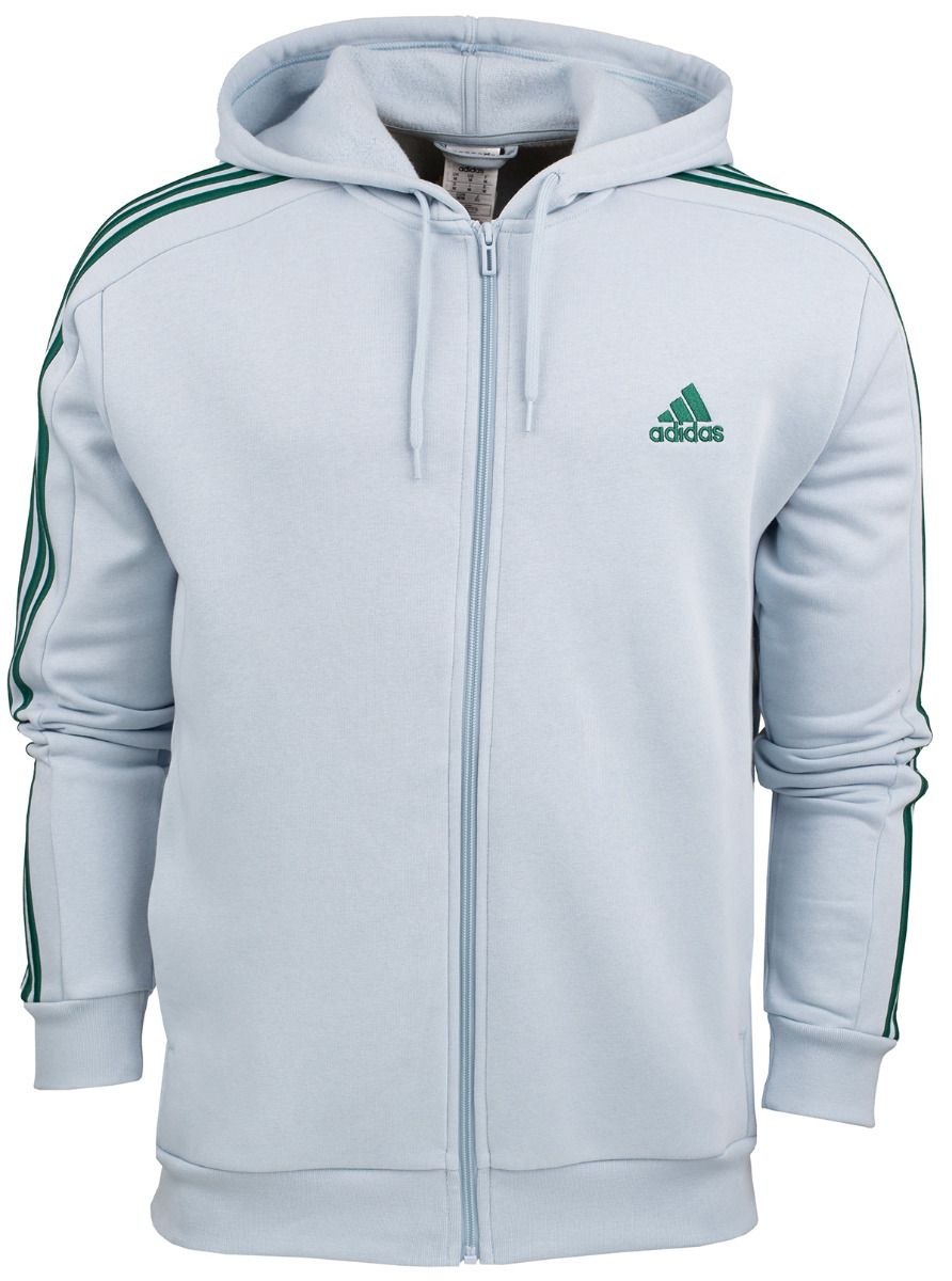 adidas Herren Sweatshirt Essentials Fleece 3-Stripes Full-Zip IJ8932