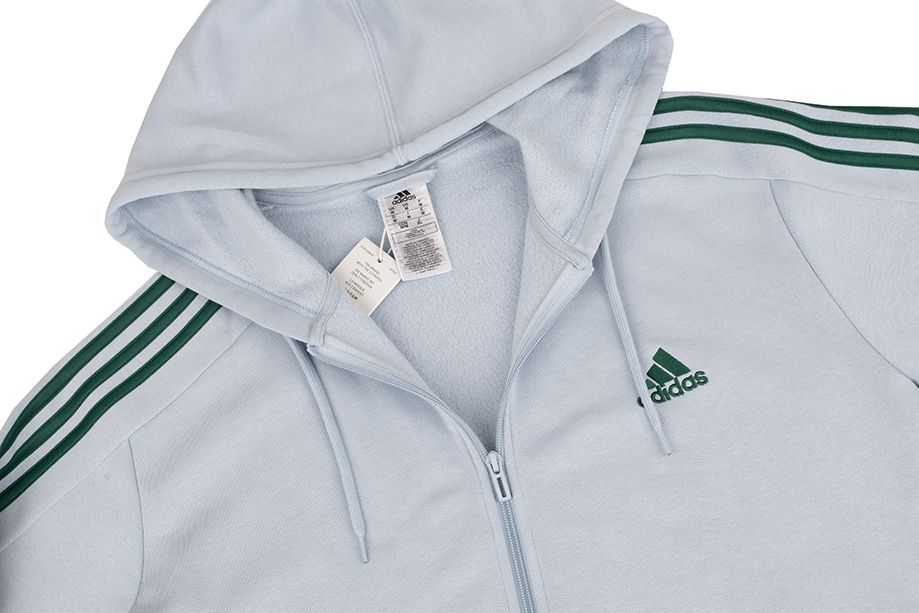 adidas Herren Sweatshirt Essentials Fleece 3-Stripes Full-Zip IJ8932