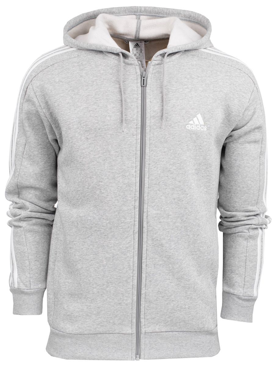 adidas Herren Sweatshirt Essentials Fleece 3-Stripes Full-Zip IJ6479
