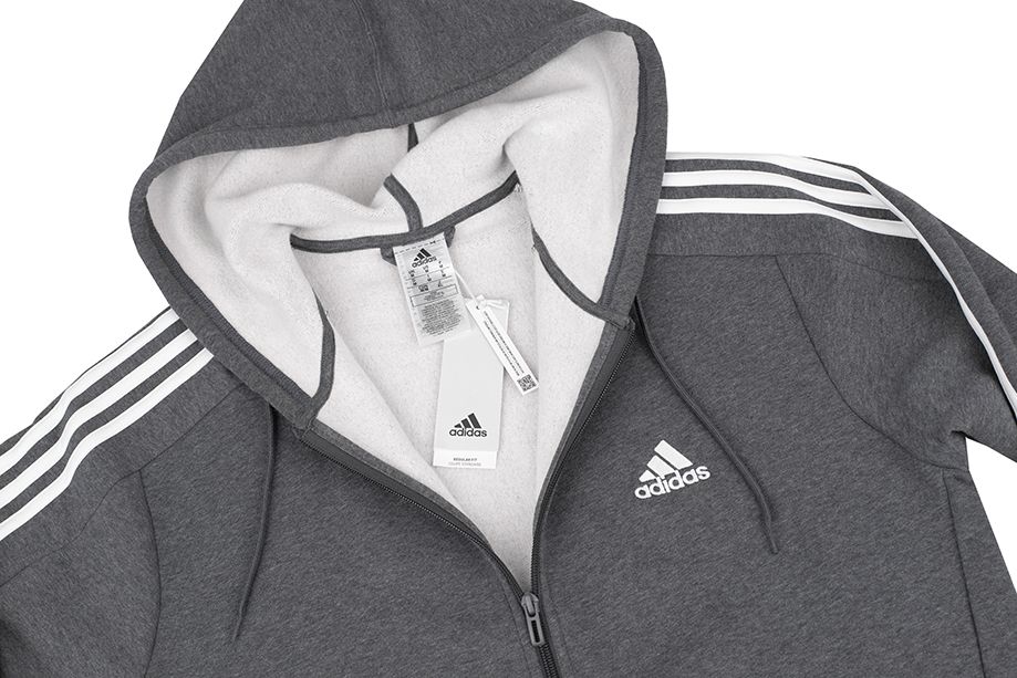 adidas Herren Sweatshirt Essentials Fleece 3-Stripes Full-Zip IJ6480