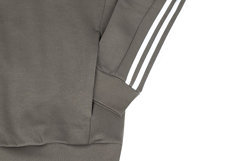 adidas Herren Sweatshirt Essentials Fleece 3-Stripes Full-Zip IJ6492 EUR L OUTLET