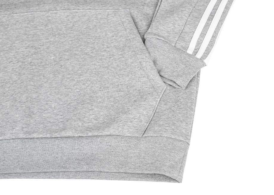 adidas Herren Kapuzenpullover Essentials Fleece 3-Stripes Hoodie IJ6474