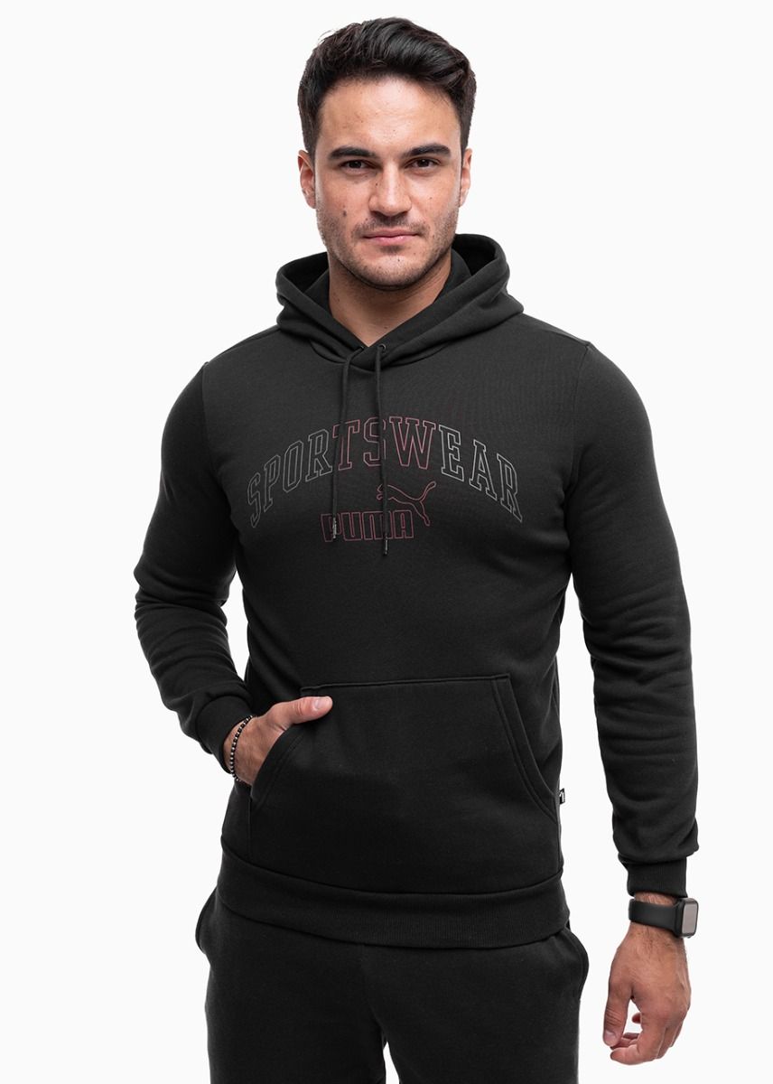 PUMA Herren Kapuzenpullover Ess+ Logo LAB Gradient Hoodie FL 681775 01