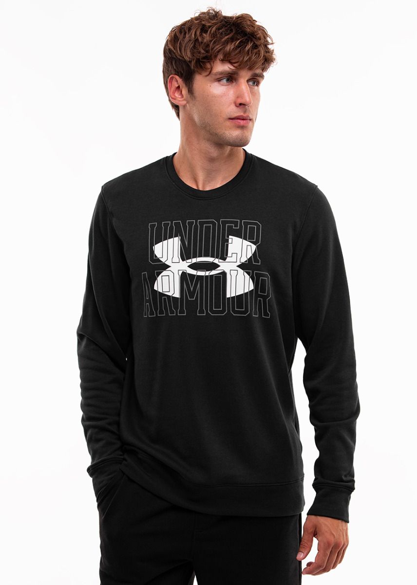 Under Armour Herren Kapuzenpullover UA Rival Terry Logo Crew 1370391 001