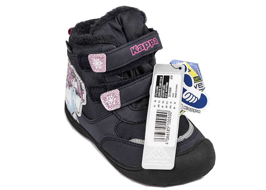Kappa Kinder Winterschuhe Flake Tex 280021M 6722 Kappa Kinder Winterschuhe Flake Tex 280021M 6722
