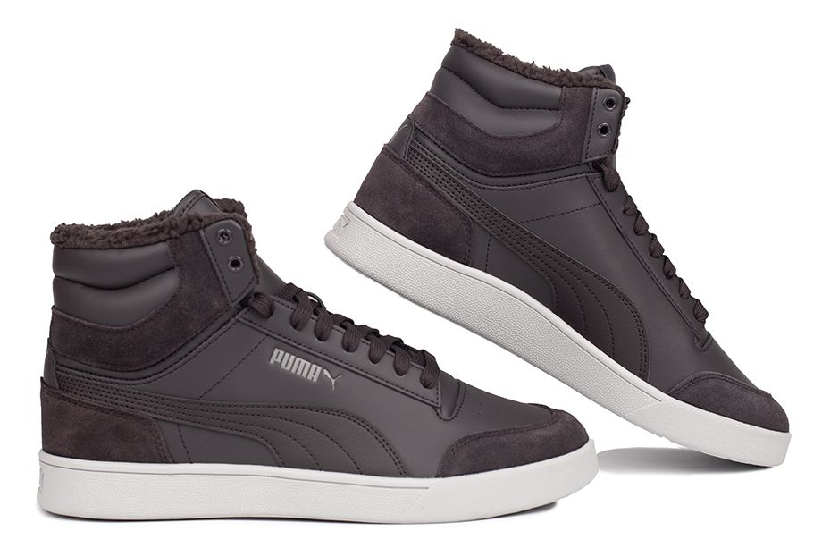 PUMA Herrenschuhe Shuffle Mid Fur Flat 387609 03 PUMA Herrenschuhe Shuffle Mid Fur Flat 387609 03