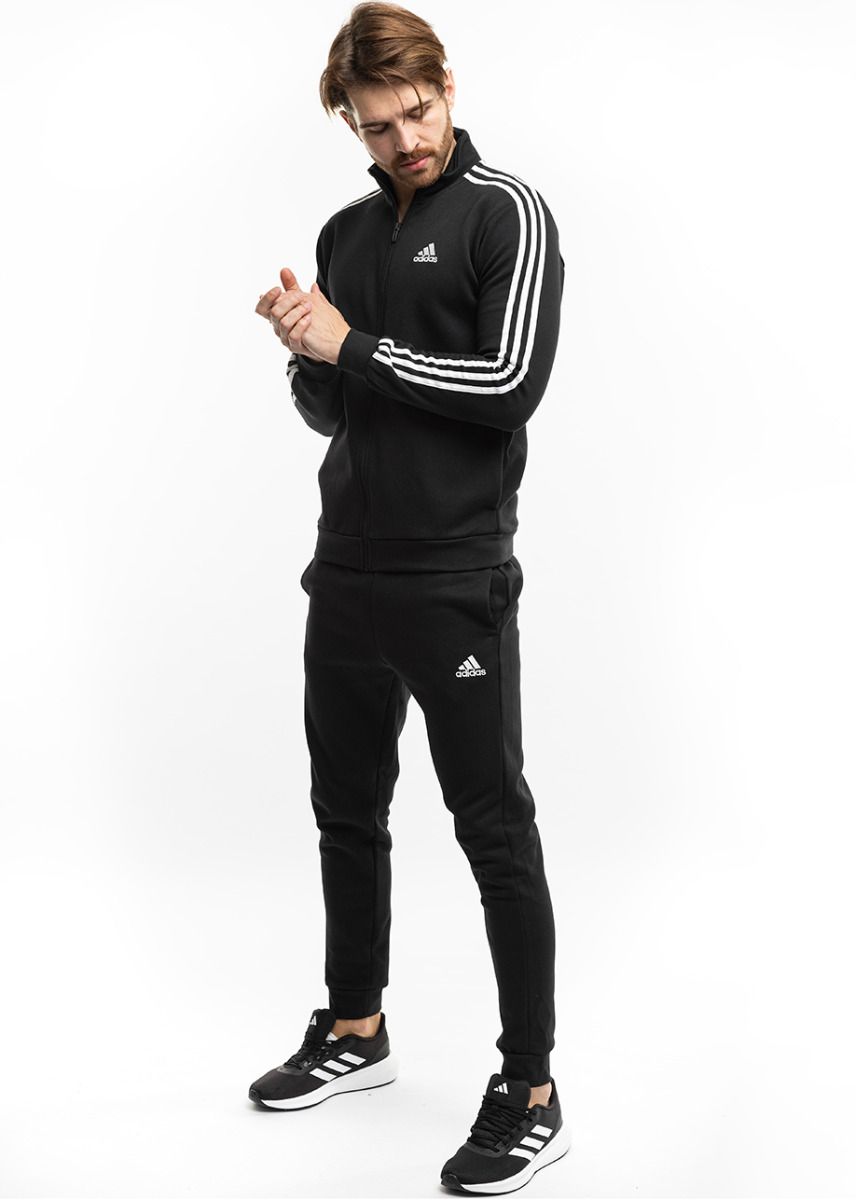 adidas Herren Trainingsanzug Basic 3-Stripes Fleece IJ6067