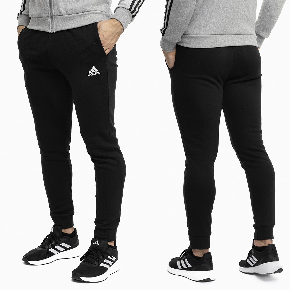 adidas Herren Trainingsanzug Basic 3-Stripes Fleece IA3073