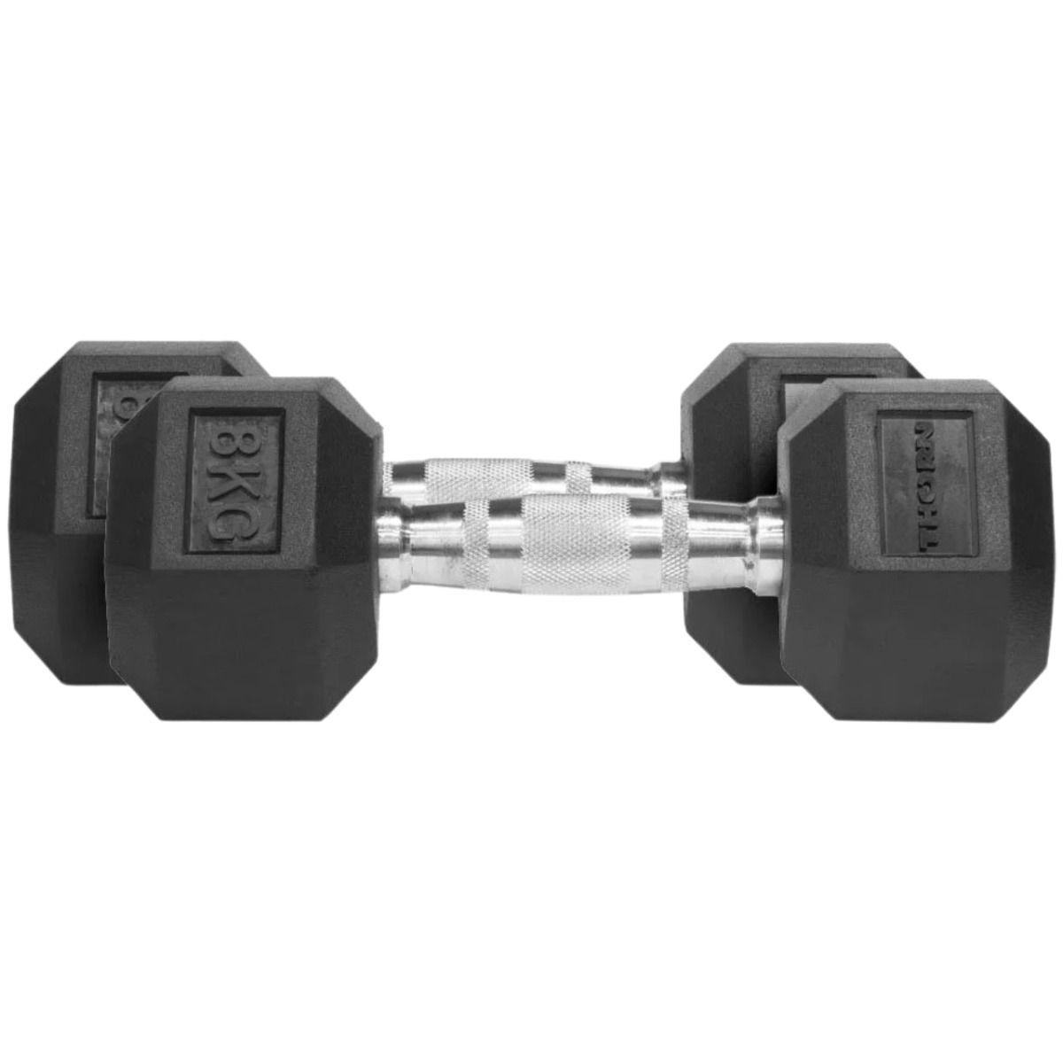 THORN FIT Hanteln Hex Rubber Dumbbell 8,0kg 2 pcs