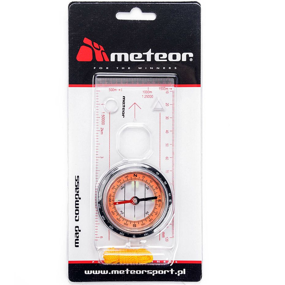 Meteor Kompass mit Lineal 8573 71021