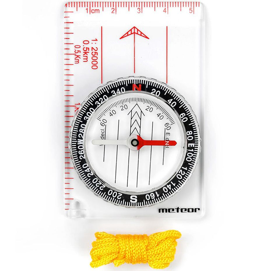 Meteor Kompass mit Lineal 8185/71006