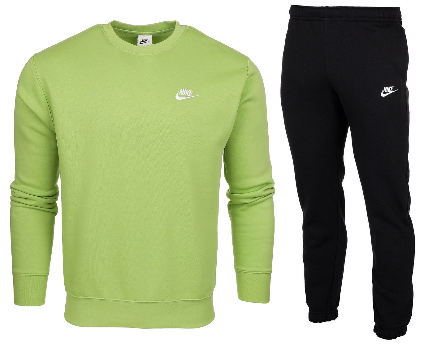 Nike Herren Trainingsanzug Club Fleece Crew BV2662 332/BV2737 010 Nike Herren Trainingsanzug Club Fleece Crew BV2662 332/BV2737 010
