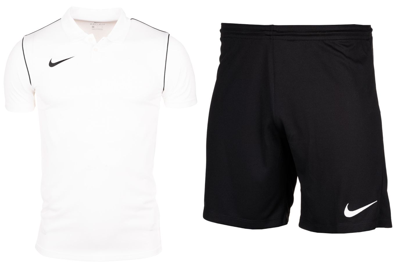 Nike Sport-Set T-shirt Kurze Hose M Dry Park 20 Polo BV6879 100/BV6855 010