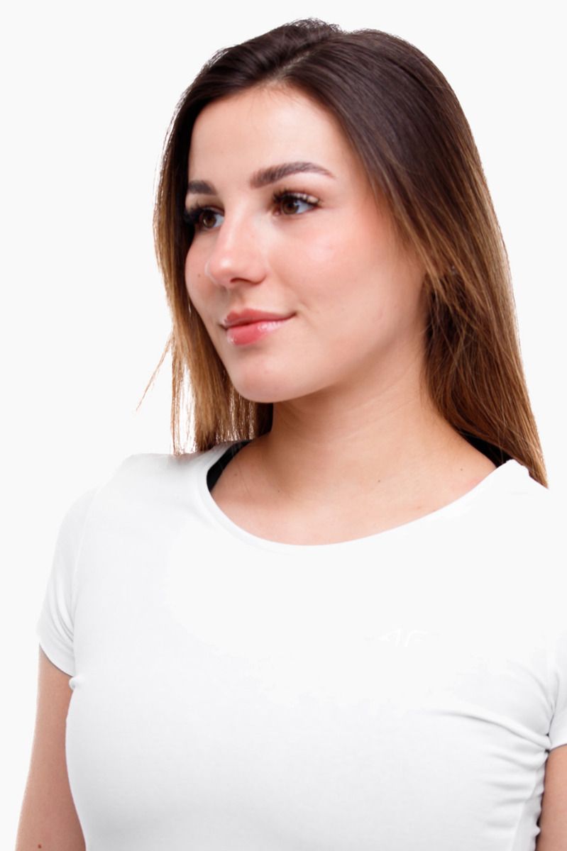 4F Damen T-Shirt F0906 4FAW23TTSHF0906 10S 4F Damen T-Shirt F0906 4FAW23TTSHF0906 10S
