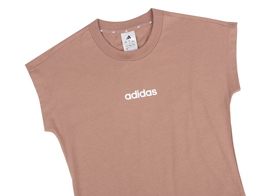 adidas Damen T-Shirt Essentials Linear Cotton JG8664 adidas Damen T-Shirt Essentials Linear Cotton JG8664