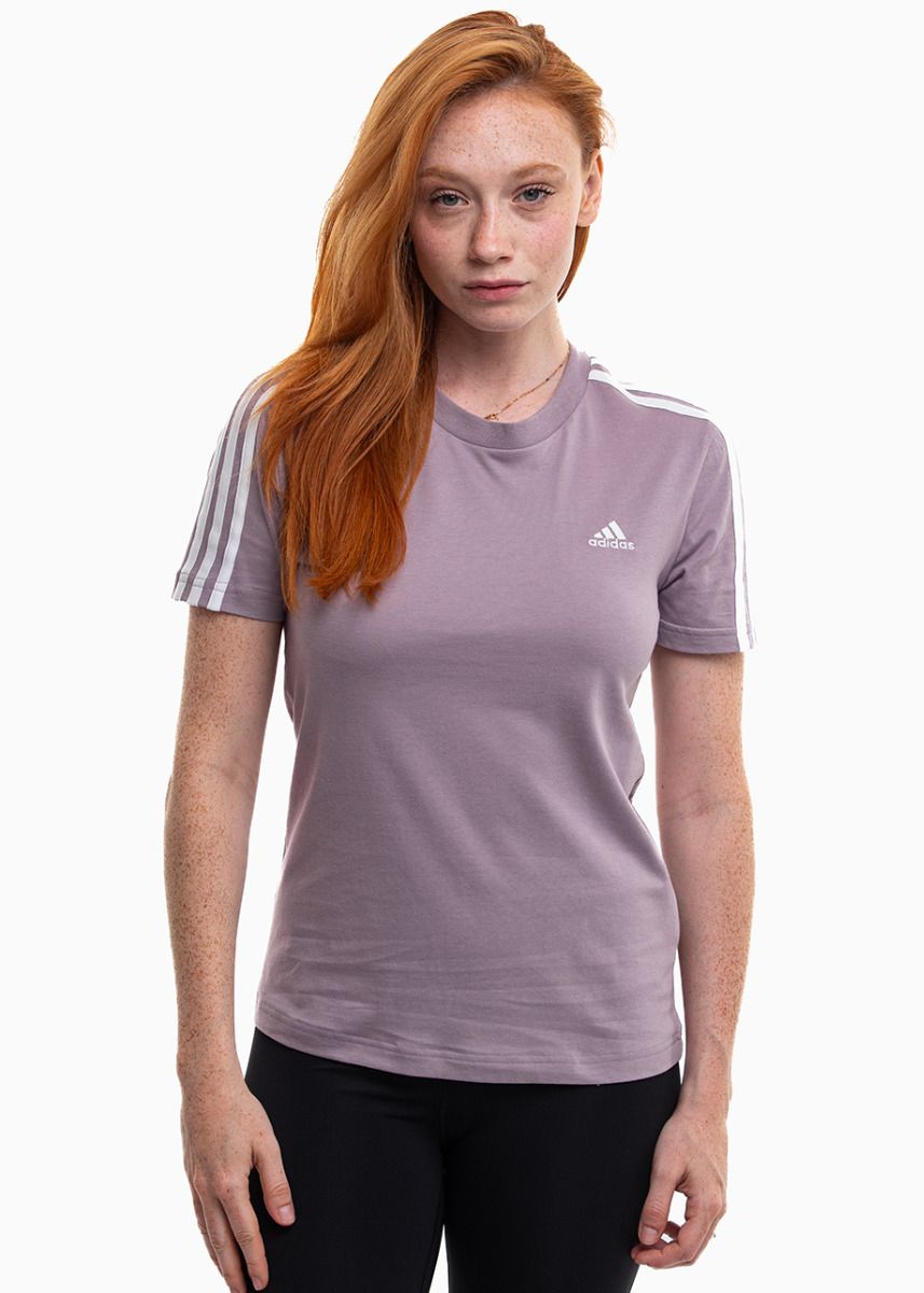 adidas Damen T-Shirt Essentials Slim 3-Stripes Tee IS1550