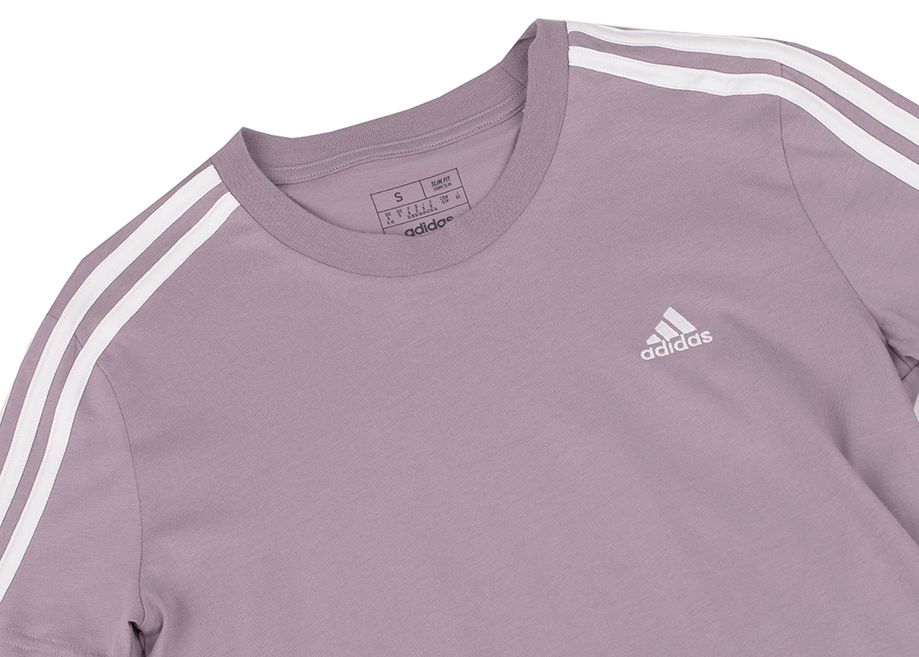 adidas Damen T-Shirt Essentials Slim 3-Stripes Tee IS1550