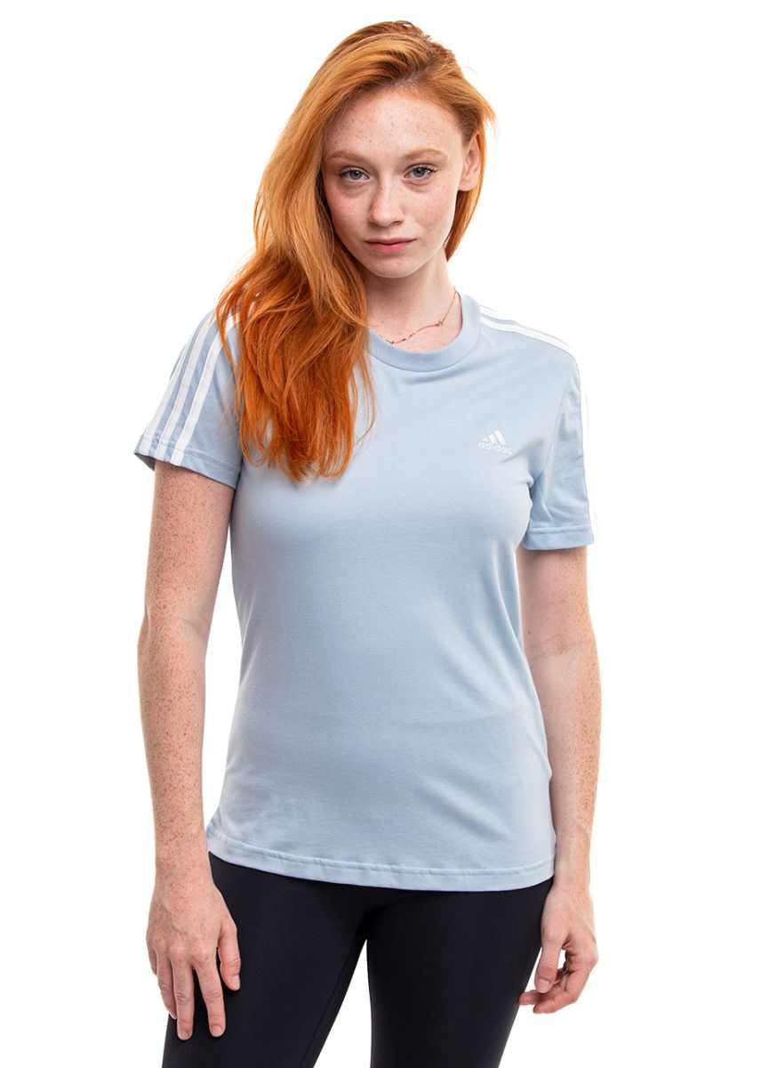 adidas Damen T-Shirt Essentials Slim 3-Stripes Tee IM2788