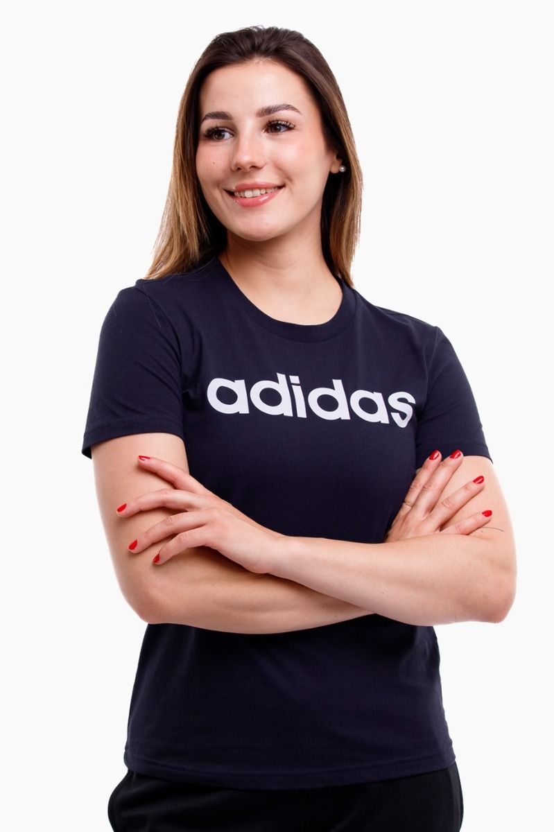 adidas T-Shirt damen Essentials Linear Slim Tee H07833